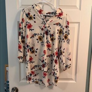 Floral Print Women's Top